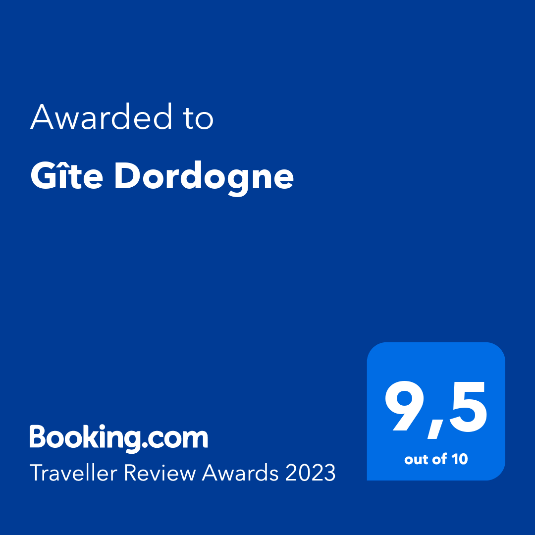 Booking note of the Dordogne gîte